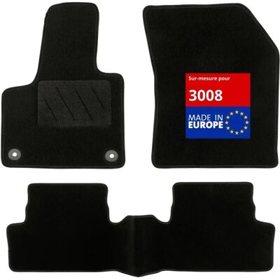 DBS Peugeot 3008 Autostoelhoezen - Ster Model, 3 stuks DBS Peugeot 3008 Autostoelhoezen - Ster Model, 3 stuks