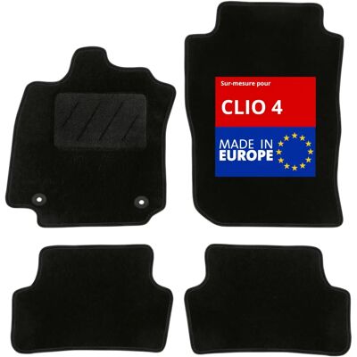 Tapis de voiture DBS sur-mesure pour Renault Clio 4 - 4 pièces - Modèle One - Publicité Tapis de voiture DBS sur-mesure pour Renault Clio 4 - 4 pièces - Modèle One - Publicité