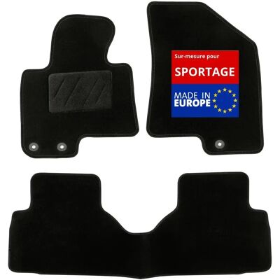 Tapis Voiture Sur-Mesure Kia Sportage - 3 Pièces - Modèle Star - Publicité Tapis Voiture Sur-Mesure Kia Sportage - 3 Pièces - Modèle Star - Publicité