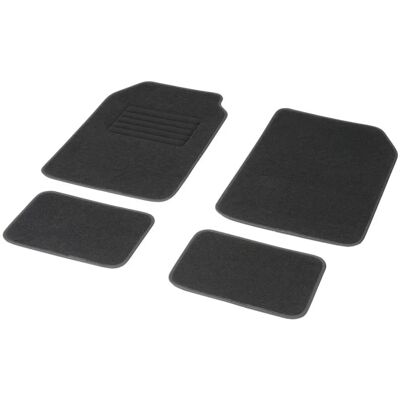 Tapis de Voiture DBS - Pack de 4 - Universels - Noir - Antidérapants - Haute Qualité Tapis de Voiture DBS - Pack de 4 - Universels - Noir - Antidérapants - Haute Qualité