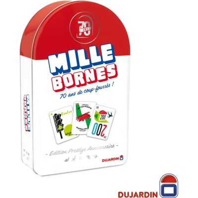 Dujardin Mille Bornes - Jeu de cartes familial - 8+ joueurs - 3-6 ans Dujardin Mille Bornes - Jeu de cartes familial - 8+ joueurs - 3-6 ans