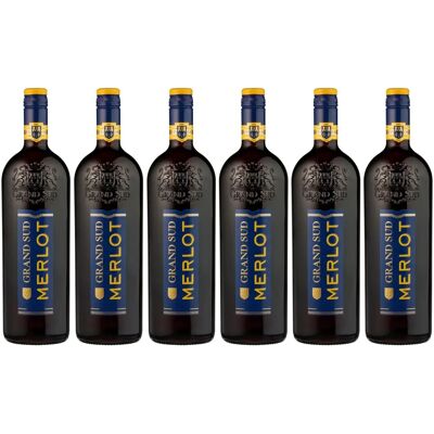 Grand Sud Merlot - Rode Wijn - 1L Grand Sud Merlot - Rode Wijn - 1L