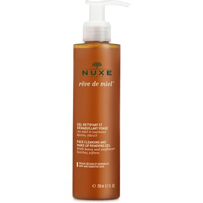 NUXE Rêve de Miel Face Cleansing and Make-Up Removing Gel (200ml) NUXE Rêve de Miel Face Cleansing and Make-Up Removing Gel (200ml)