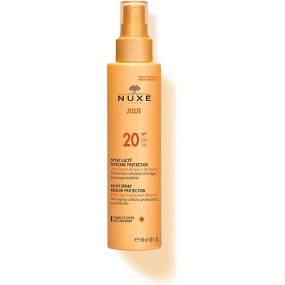 Nuxe Sun SPF 20 Spray Leche para rostro y cuerpo - Protector solar Nuxe Sun SPF 20 Spray Leche para rostro y cuerpo - Protector solar