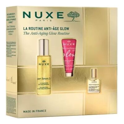 Nuxe Anti-Aging Glow Rutine Sett - Super Serum, Oppstrammende Krem, Oljeflasker Nuxe Anti-Aging Glow Rutine Sett - Super Serum, Oppstrammende Krem, Oljeflasker