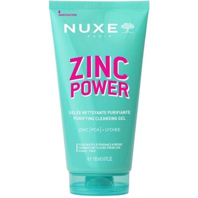 Nuxe Zinc Power Gelée Nettoyante Purifiante - 150ml - Facial Cleanser Nuxe Zinc Power Gelée Nettoyante Purifiante - 150ml - Facial Cleanser