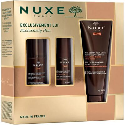 Set de Cuidado para Hombres Nuxe Men - Hidratante, Gel de Ducha y Desodorante Set de Cuidado para Hombres Nuxe Men - Hidratante, Gel de Ducha y Desodorante