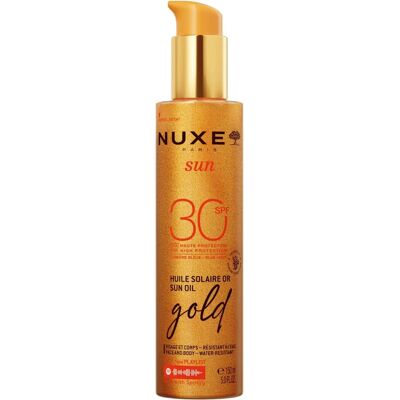 Nuxe Αντιηλιακό λάδι SPF30 - Χρυσό μαυριστικό λάδι για πρόσωπο και σώμα Nuxe Αντιηλιακό λάδι SPF30 - Χρυσό μαυριστικό λάδι για πρόσωπο και σώμα