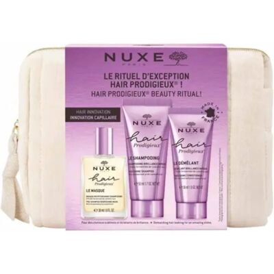 Nuxe Hair Prodigieux Mon Rituel d'Exception Kit - Shampoo 50 ml + 2 Nuxe Hair Prodigieux Mon Rituel d'Exception Kit - Shampoo 50 ml + 2