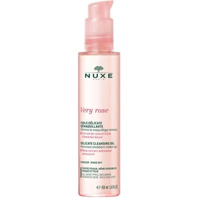 Nuxe Very Rose Delicate Cleansing Oil for Face and Eyes - Facial Cleansing Oil Nuxe Very Rose Delicate Cleansing Oil for Face and Eyes - Facial Cleansing Oil