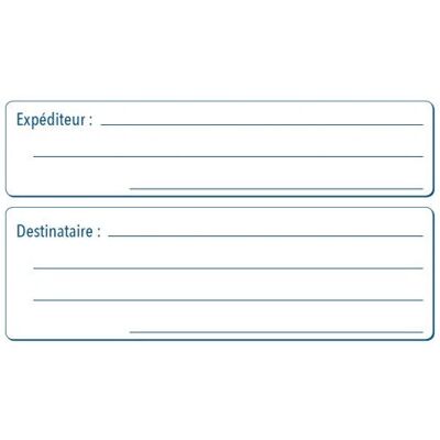 Avery Modèle - Étiquettes Rectangulaires Blanches Permanentes - étiquettes - Publicité Avery Modèle - Étiquettes Rectangulaires Blanches Permanentes - étiquettes - Publicité