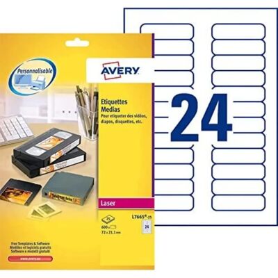 Etiquetas Avery L7665-25 - Impressão Sem Problemas Etiquetas Avery L7665-25 - Impressão Sem Problemas