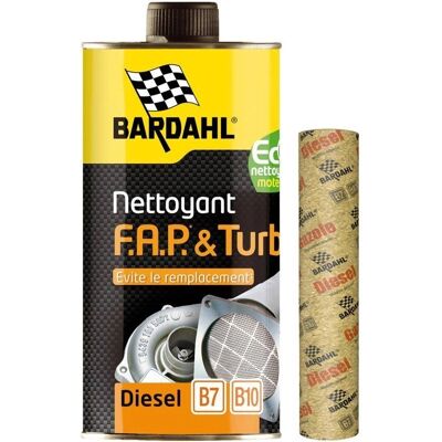 Bardahl - Turbo FAP - 1L - Diesel - Cleaner - Publicité Bardahl - Turbo FAP - 1L - Diesel - Cleaner - Publicité