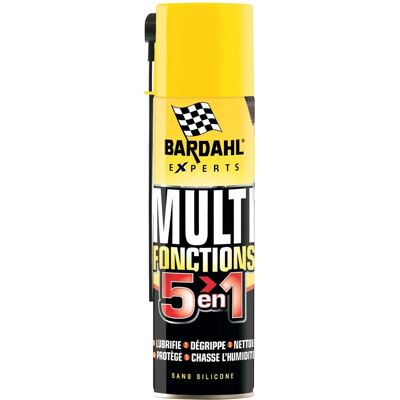 Bardahl Multi Fonction 5 En 1 - Huile pénétrante pour métaux, plastiques, caoutchouc - 250 ml Bardahl Multi Fonction 5 En 1 - Huile pénétrante pour métaux, plastiques, caoutchouc - 250 ml