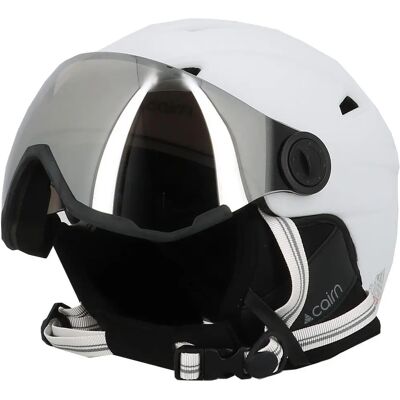Casque Cairn Electron Visor - Blanc - Taille unique - Publicité Casque Cairn Electron Visor - Blanc - Taille unique - Publicité