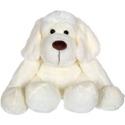 GIPSY Chien Flatoutou Blanc en Peluche - Animal en Peluche - 070085 - Publicité GIPSY Chien Flatoutou Blanc en Peluche - Animal en Peluche - 070085 - Publicité