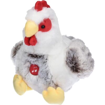 Peluche poule GIPSY - 22cm - Sonore - Sécurité pour nouveau-nés - Publicité Peluche poule GIPSY - 22cm - Sonore - Sécurité pour nouveau-nés - Publicité