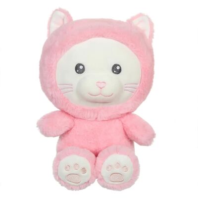 Giocattolo in peluche rosa con cappuccio Gipsy Toys - Giocattolo Giocattolo in peluche rosa con cappuccio Gipsy Toys - Giocattolo