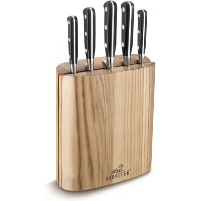 Sabatier Wood Filled Knife Block - Knife Set Sabatier Wood Filled Knife Block - Knife Set