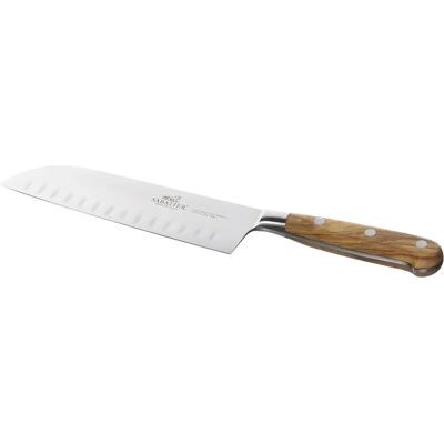 Lion Sabatier Ideal Provencao Santoku Kniv med Oliven Trehåndtak - Kjøkkenverktøy Lion Sabatier Ideal Provencao Santoku Kniv med Oliven Trehåndtak - Kjøkkenverktøy