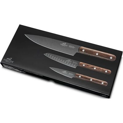 Lion Sabatier - Phenix - Svart - Tre - Knivsett Lion Sabatier - Phenix - Svart - Tre - Knivsett