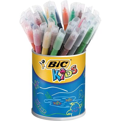 Stylos BIC Kids Couleur Moyenne - 36 pièces - Publicité Stylos BIC Kids Couleur Moyenne - 36 pièces - Publicité