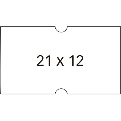 Apli Fehér Téglalap Alakú Címkék - 21x12mm, 6 Tekercs Apli Fehér Téglalap Alakú Címkék - 21x12mm, 6 Tekercs