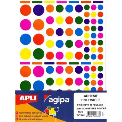 Gommettes Repositionnables Apli Kids - 20 Feuilles - Lot de 3 - Publicité Gommettes Repositionnables Apli Kids - 20 Feuilles - Lot de 3 - Publicité