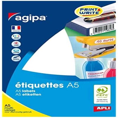 Étiquettes rondes universelles Agipa 24mm - Étiquettes - Publicité Étiquettes rondes universelles Agipa 24mm - Étiquettes - Publicité