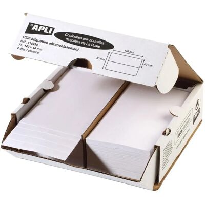 AGIPA 140x40mm Gelbe Frankier-Etiketten - 1000 - SP 3762 AGIPA 140x40mm Gelbe Frankier-Etiketten - 1000 - SP 3762
