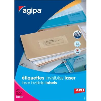 Apli Etiketten - 48,5x25,4mm Rote Translucide Polyesteretiketten Apli Etiketten - 48,5x25,4mm Rote Translucide Polyesteretiketten