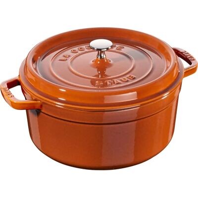 Staub Cocotte en Fonte 28cm Cannelle - Toutes Cuisines - Publicité Staub Cocotte en Fonte 28cm Cannelle - Toutes Cuisines - Publicité
