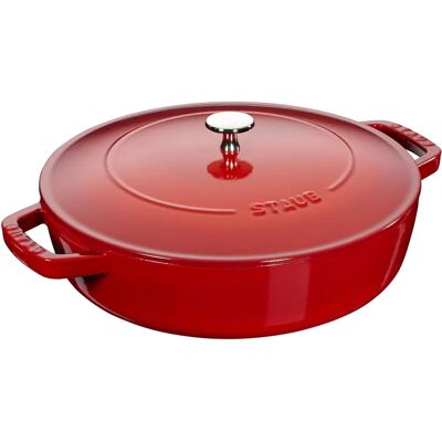 Staub Dyb støbejernspande - 24cm - Til induktion - Holdbart materiale - Frankrig Staub Dyb støbejernspande - 24cm - Til induktion - Holdbart materiale - Frankrig