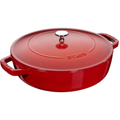 Staub 302593 Sartén para Asar de Hierro Fundido - 3.7L - Compatible con Todo Staub 302593 Sartén para Asar de Hierro Fundido - 3.7L - Compatible con Todo