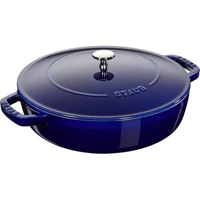 Sartén redonda de hierro fundido con tapa STAUB - 28cm Sartén redonda de hierro fundido con tapa STAUB - 28cm