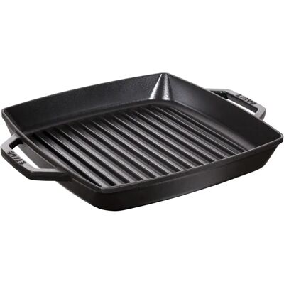 Staub Padella Rettangolare in Ghisa Nera - 28cm Staub Padella Rettangolare in Ghisa Nera - 28cm