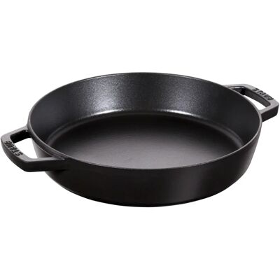 Sartén de hierro fundido Staub - 26 cm, Negra, Todo uso - Sartén Sartén de hierro fundido Staub - 26 cm, Negra, Todo uso - Sartén