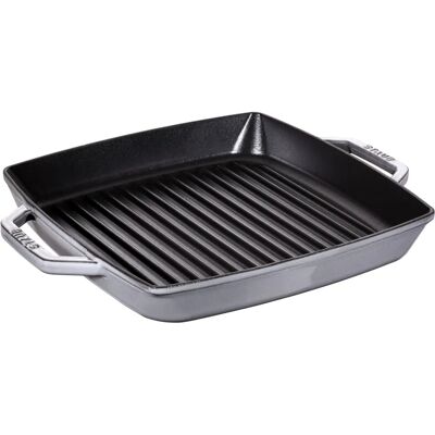 Staub 40511-684-0 Padella Grill Quadrata in Ghisa - Padella da Grill Staub 40511-684-0 Padella Grill Quadrata in Ghisa - Padella da Grill