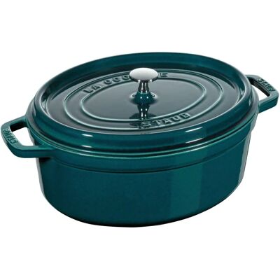 STAUB Støpejern Bräter - La Mer - Oval 33 cm STAUB Støpejern Bräter - La Mer - Oval 33 cm