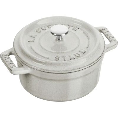 Staub Weiße Trüffel Mini Gusseisen Topf - 250ml - Gusseisen Mini Cocotte Staub Weiße Trüffel Mini Gusseisen Topf - 250ml - Gusseisen Mini Cocotte