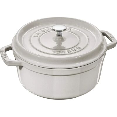 Cocotte en Fonte Émaillée Staub Truffe Blanche 20 cm - Cocotte en Fonte - Publicité Cocotte en Fonte Émaillée Staub Truffe Blanche 20 cm - Cocotte en Fonte - Publicité