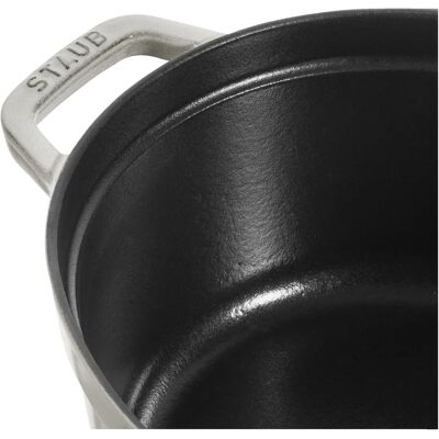 Staub Weiß Trüffel Oval Gusseisen Topf - 2,35L Staub Weiß Trüffel Oval Gusseisen Topf - 2,35L