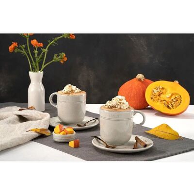 Staub Hvid Trøffel Kande - 350ml Keramik Varm Drik Staub Hvid Trøffel Kande - 350ml Keramik Varm Drik