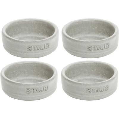 Staub Keramisk Servise - White Truffle - Mikrobølgevenlig - 4 stk Staub Keramisk Servise - White Truffle - Mikrobølgevenlig - 4 stk