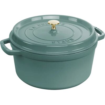Staub Eukalyptus 28cm Gusseisenkessel - Küchengerät Staub Eukalyptus 28cm Gusseisenkessel - Küchengerät
