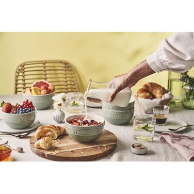 Staub Eukalyptus keramiske skål sæt - 12cm, 4 dele Staub Eukalyptus keramiske skål sæt - 12cm, 4 dele
