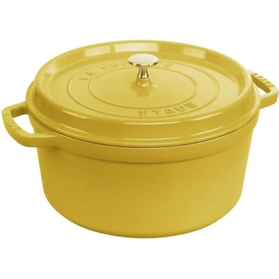 Staub La Cocotte Citron 24cm - Cast Iron Enamel Pot Staub La Cocotte Citron 24cm - Cast Iron Enamel Pot