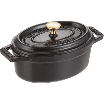 STAUB Oval 11cm Cocotte - Passar alla spistyper STAUB Oval 11cm Cocotte - Passar alla spistyper