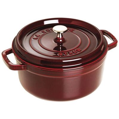 Zwilling 40509-359-0 Gælle i støbejern - 5,25L, Granat, Fransk håndværk Zwilling 40509-359-0 Gælle i støbejern - 5,25L, Granat, Fransk håndværk
