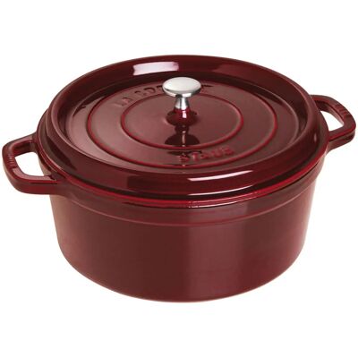 STAUB Grenadine Cazuela de Hierro Fundido - 28cm, 6.7L, Red STAUB Grenadine Cazuela de Hierro Fundido - 28cm, 6.7L, Red